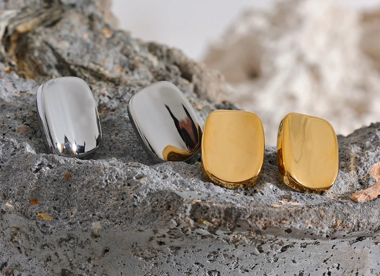 YERI EARRINGS- GOLD AND SILVER
