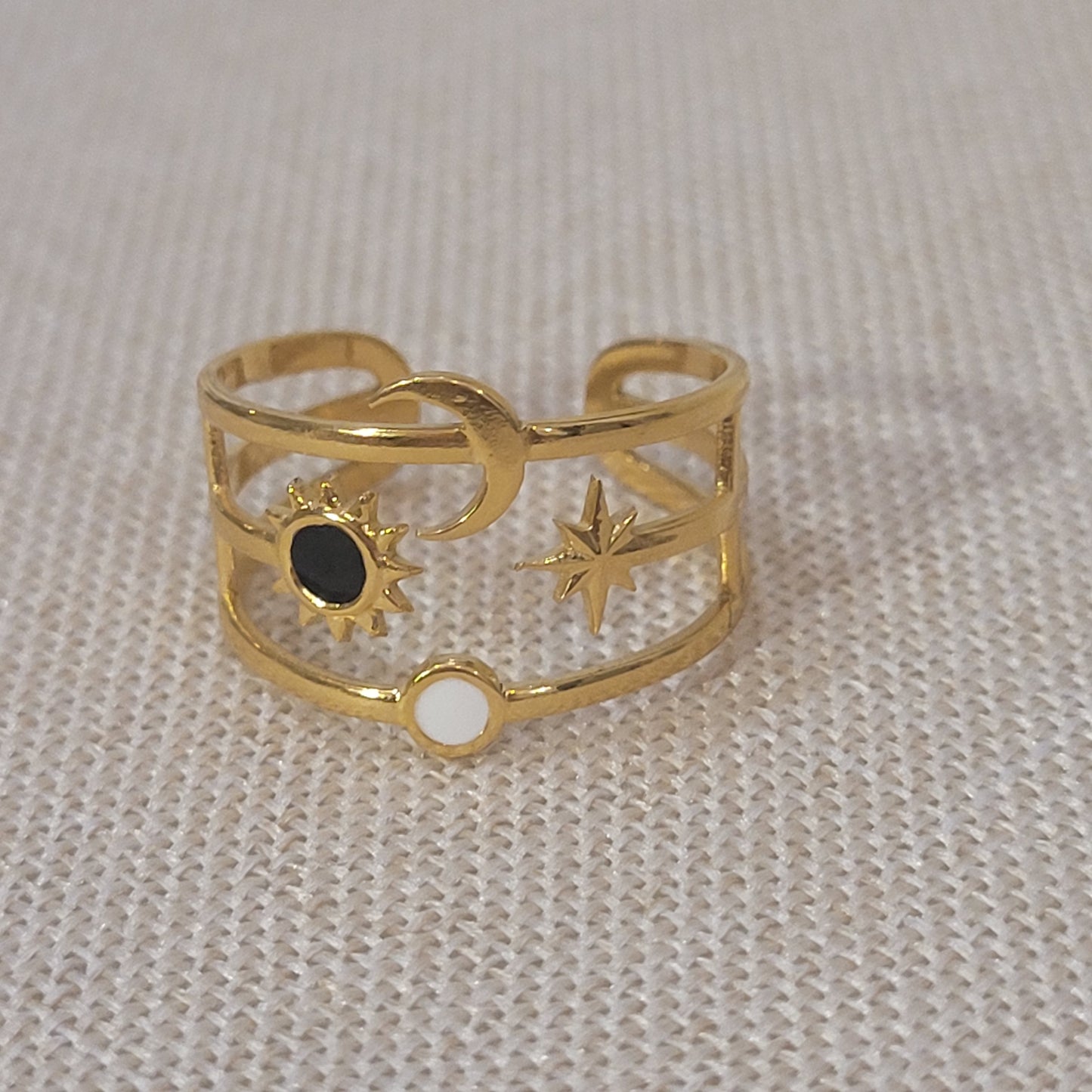 HILDA OPEN RING-ADJUSTABLE size 6 to 8
