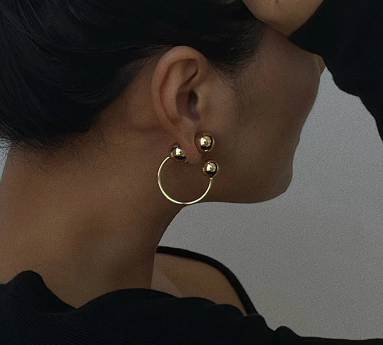 MAYTE EARRING - GOLD AND SILVER