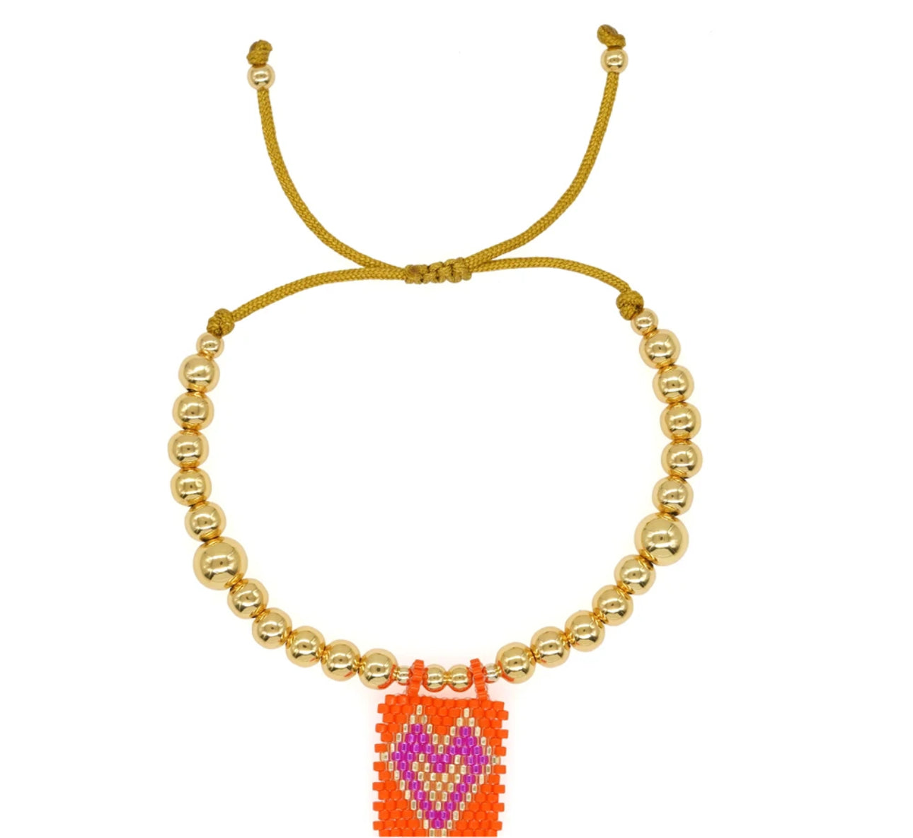 MIYUKI BEAD BRACELET(gold and mixed beads)PULSERAS MIYUKI(dorado y colores mixtos)