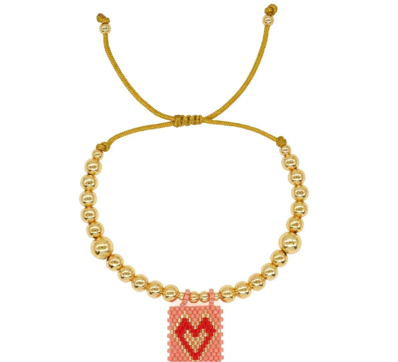 MIYUKI BEAD BRACELET(gold and mixed beads)PULSERAS MIYUKI(dorado y colores mixtos)