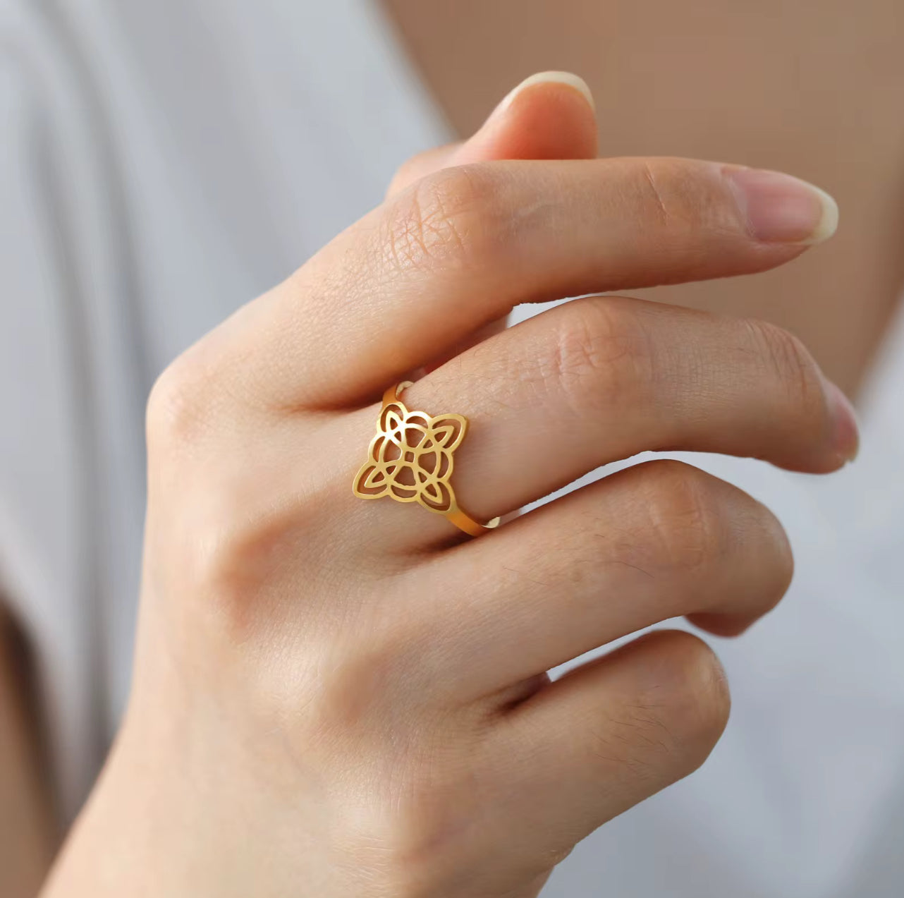 NUDO DE BRUJA ADJUSTABLE RING