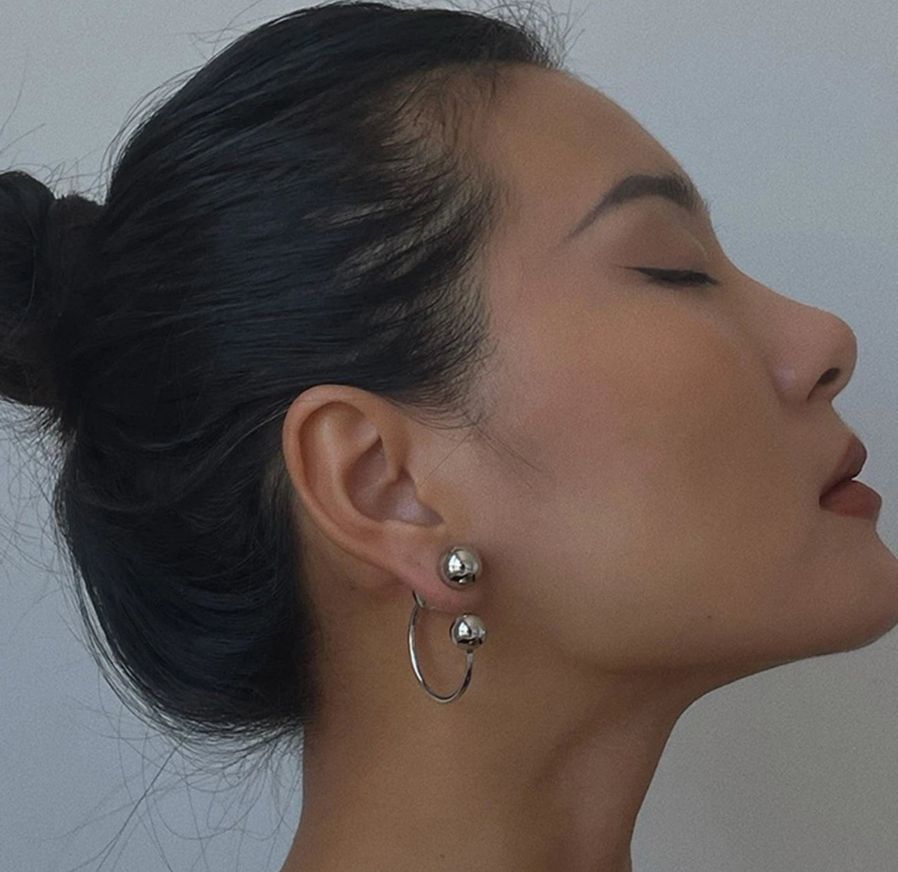 MAYTE EARRING - GOLD AND SILVER