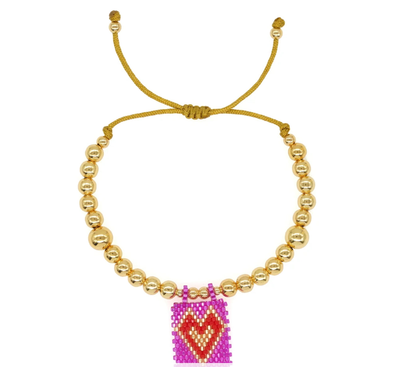 MIYUKI BEAD BRACELET(gold and mixed beads)PULSERAS MIYUKI(dorado y colores mixtos)
