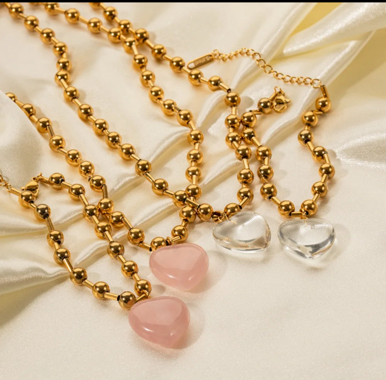DULCE CORAZÓN set-2pcs(necklace and bracelet)