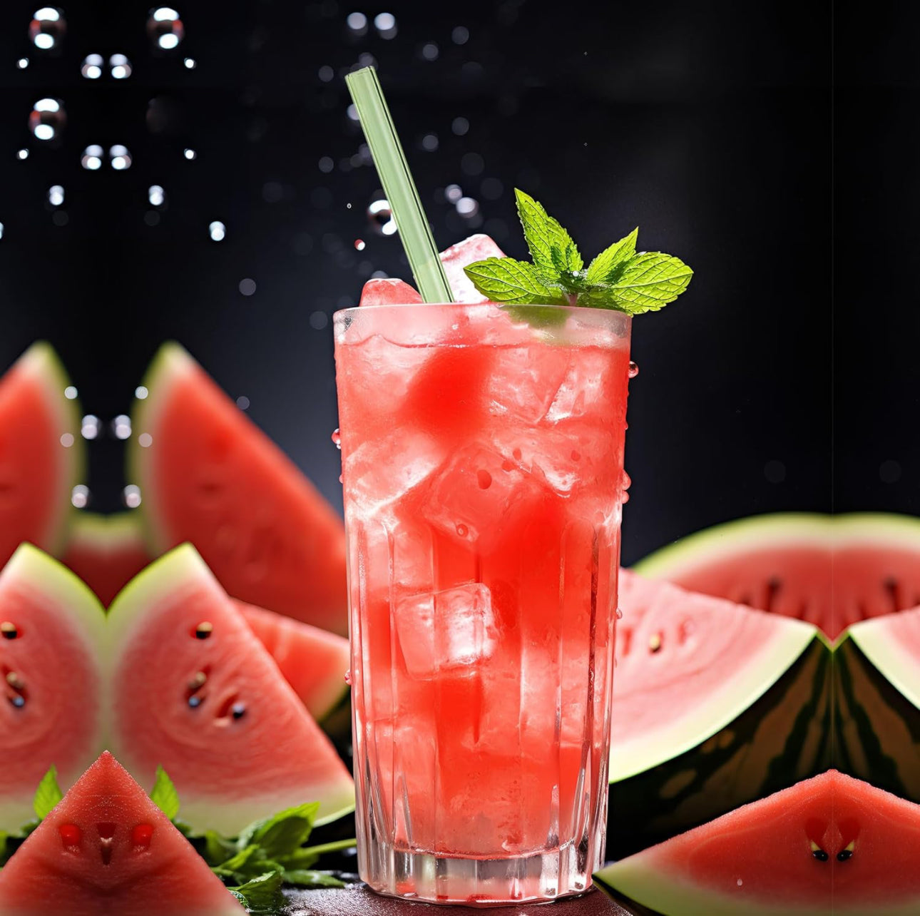 STRAIGHT COLORFUL GLASS STRAWS
