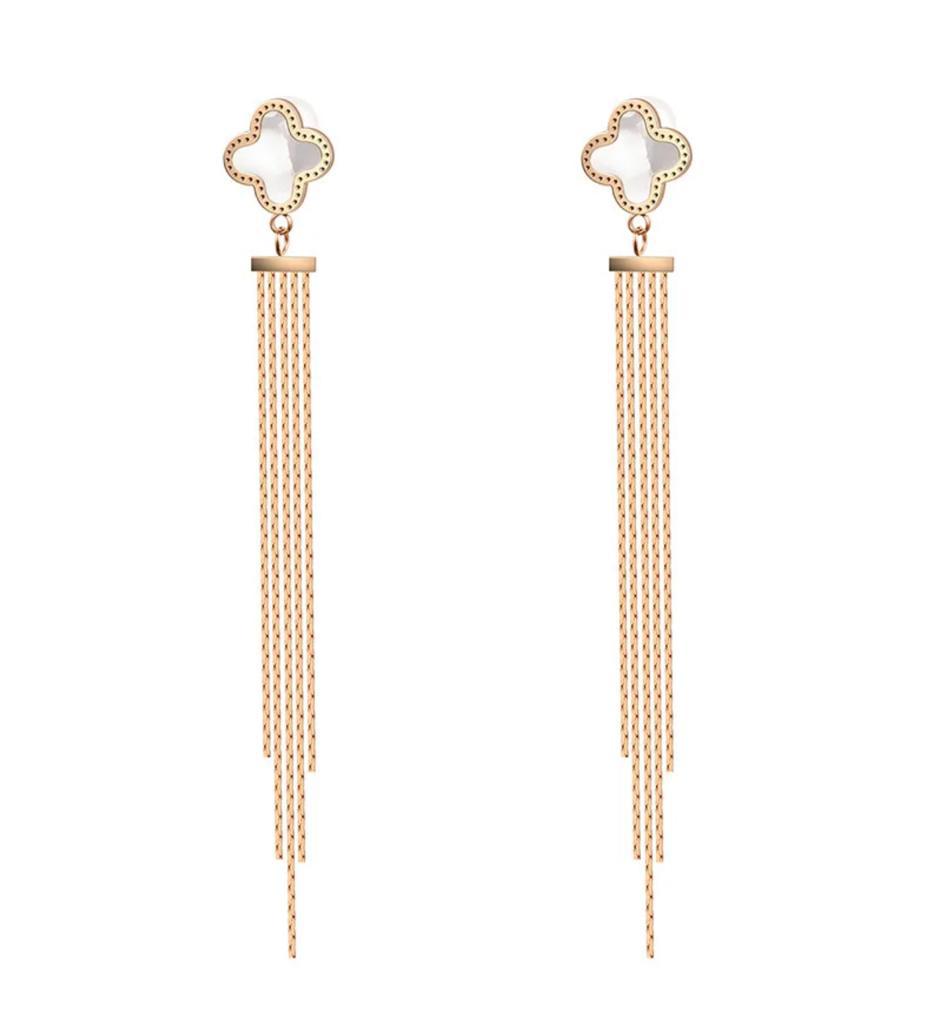 KARLA EARRING-GOLD ROSE