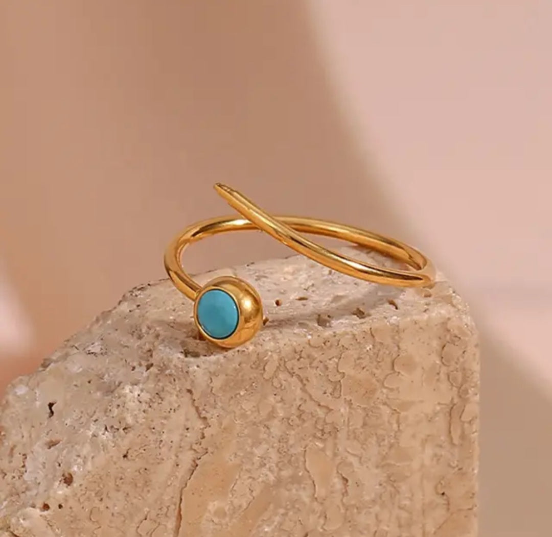 AYELINA OPEN RING-ADJUSTABLE size 6 to 10