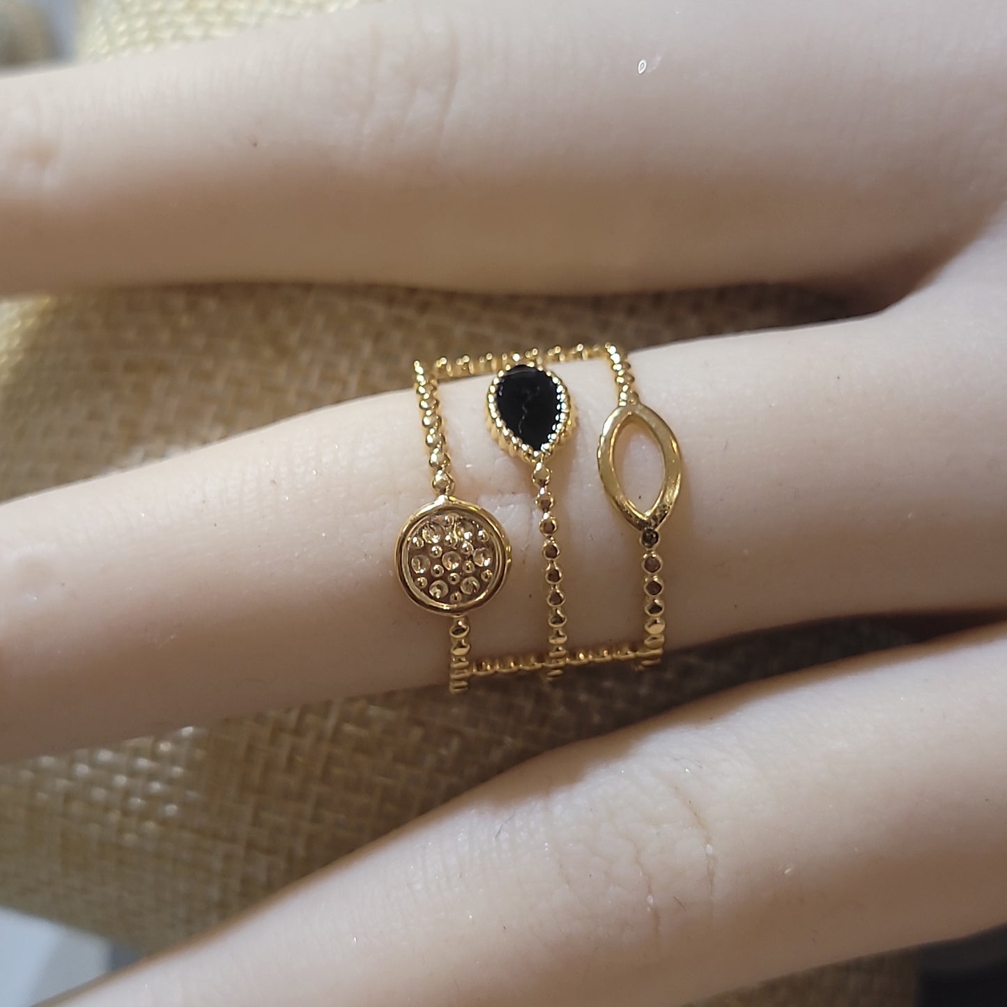 MIRKA OPEN RING-ADJUSTABLE size 6 to 8