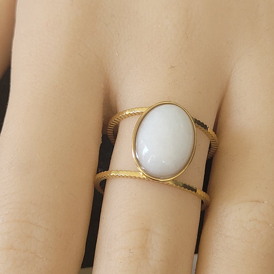 KAROL OPEN RING-ADJUSTABLE size 7 to 8