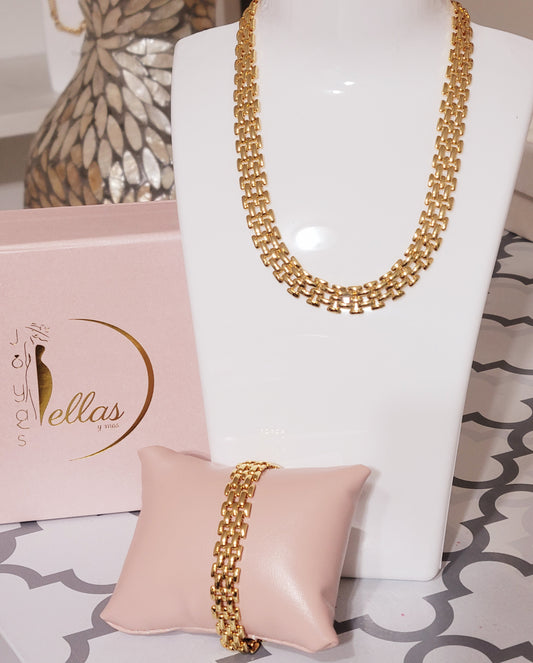 MARLENY SET-2pcs(necklace and bracelet)