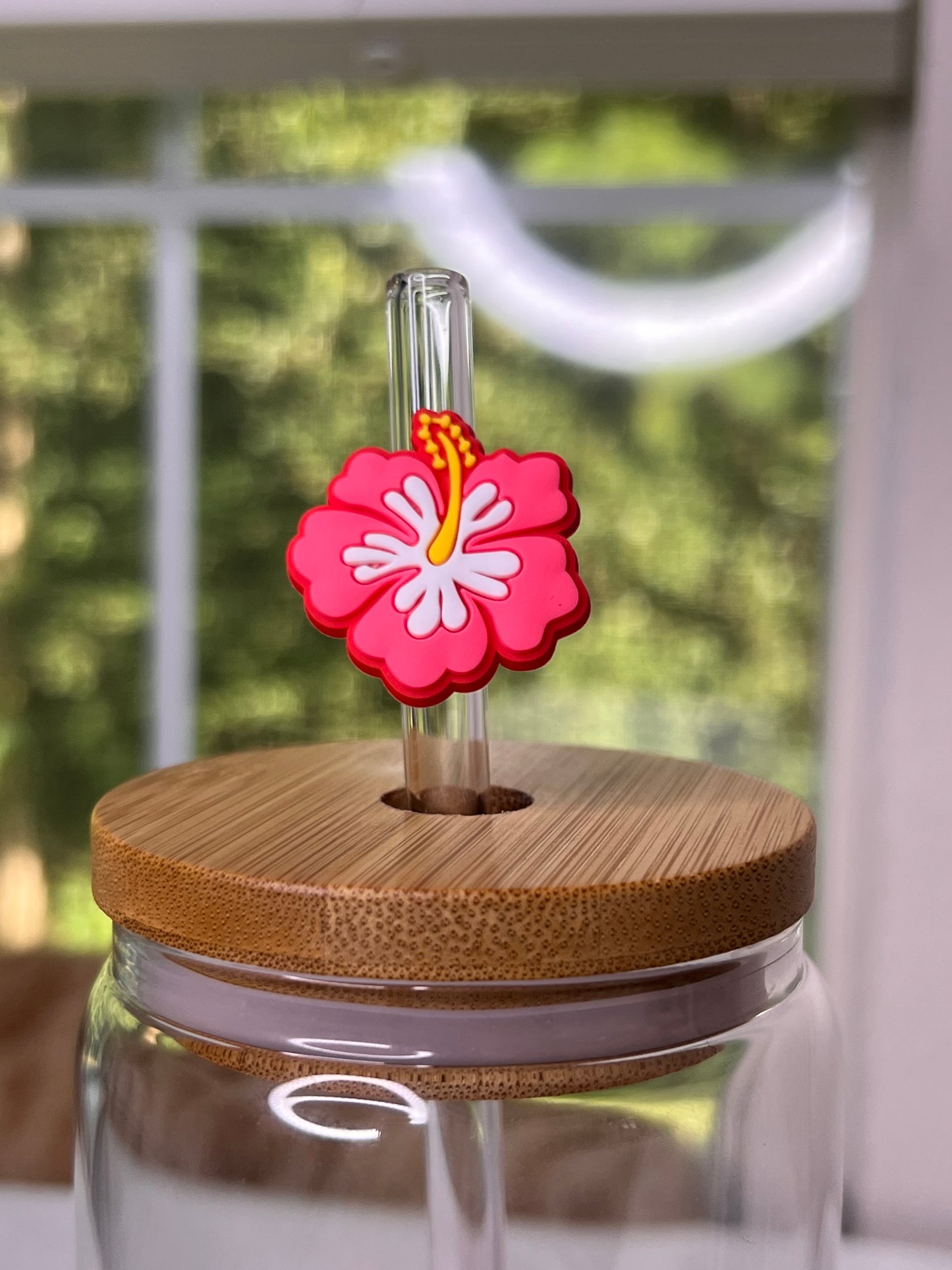 FLOWERS AND FRUITS STRAW TOPPERS