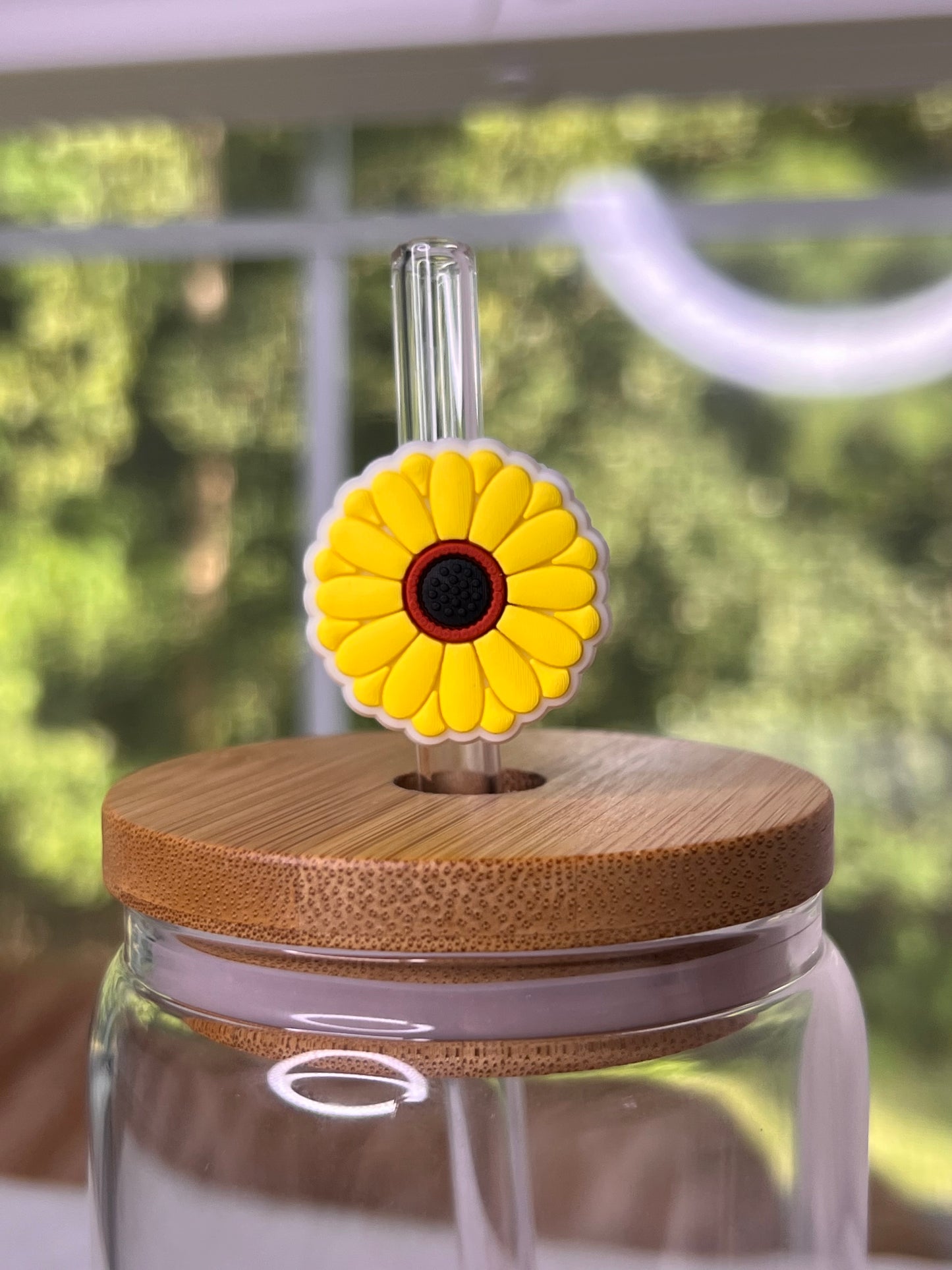 FLOWERS AND FRUITS STRAW TOPPERS