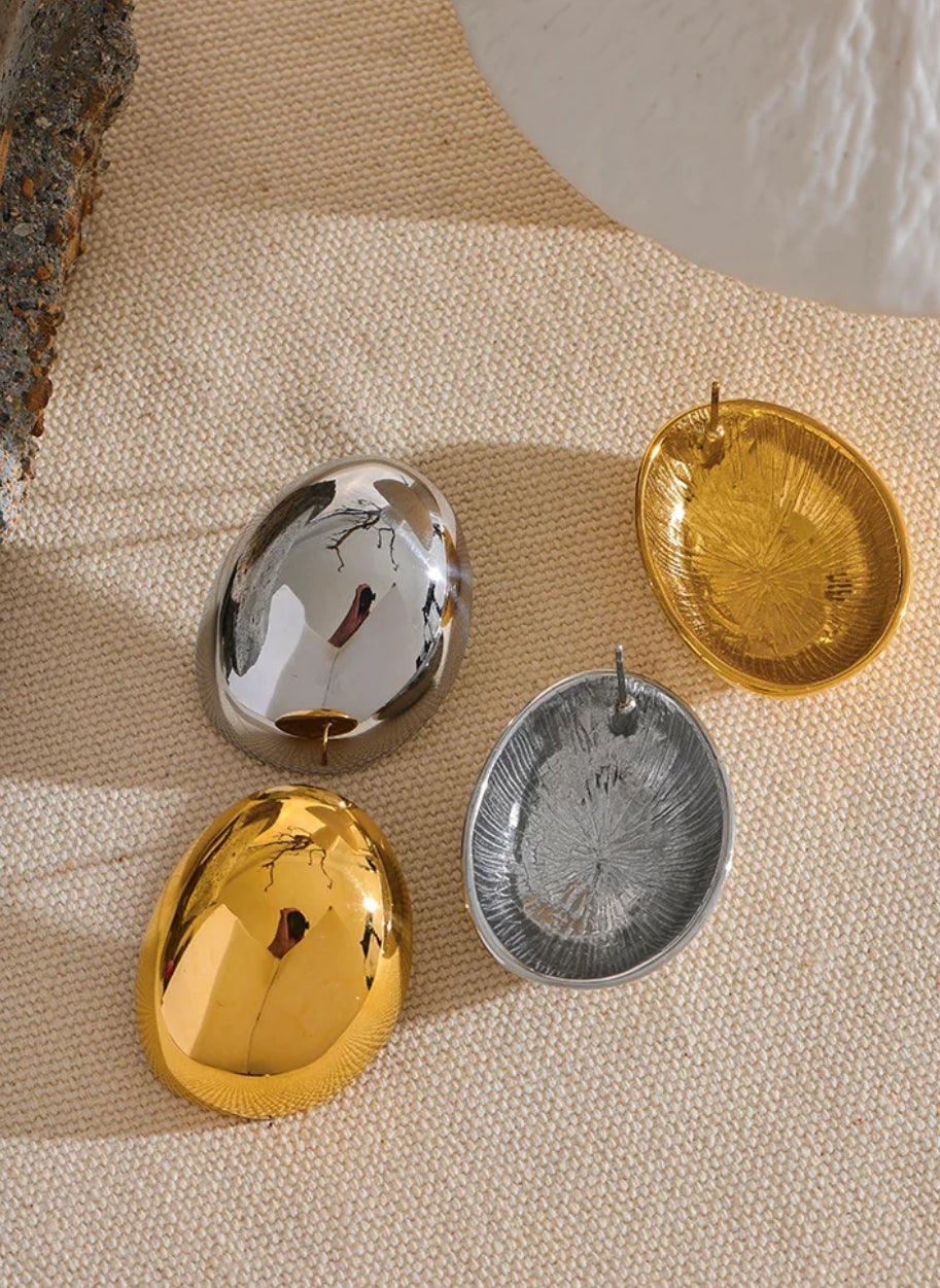 GOTIS EARRINGS - GOLD AND SILVER