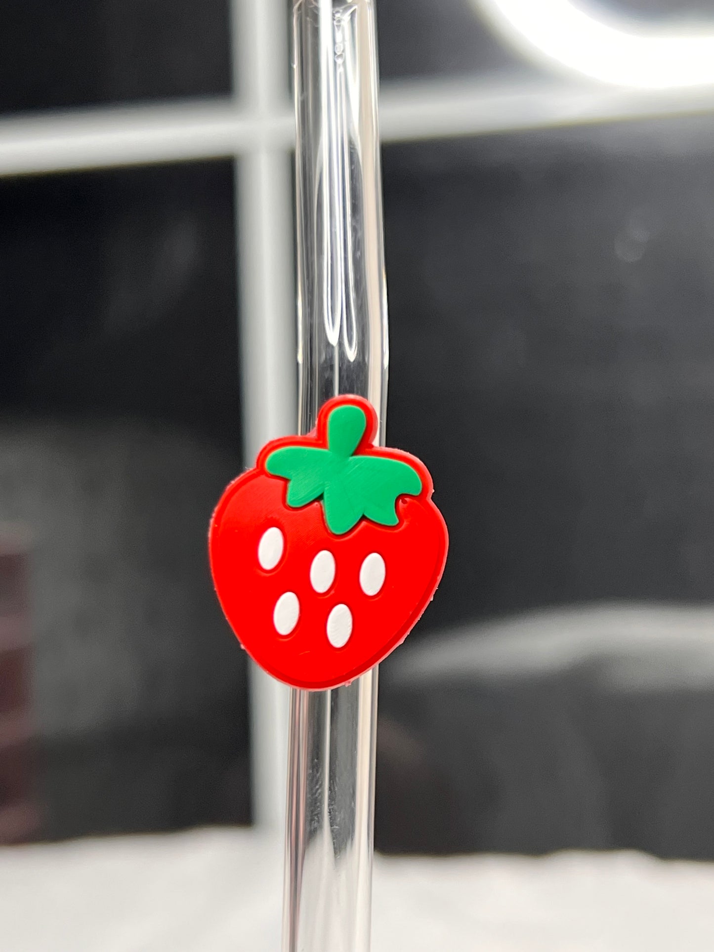 FLOWERS AND FRUITS STRAW TOPPERS