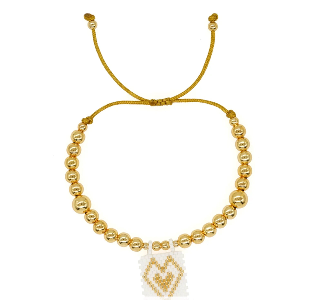 MIYUKI BEAD BRACELET(gold and mixed beads)PULSERAS MIYUKI(dorado y colores mixtos)
