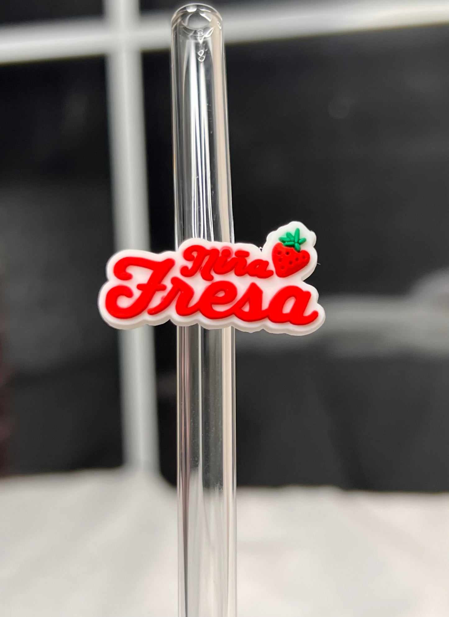 FLOWERS AND FRUITS STRAW TOPPERS
