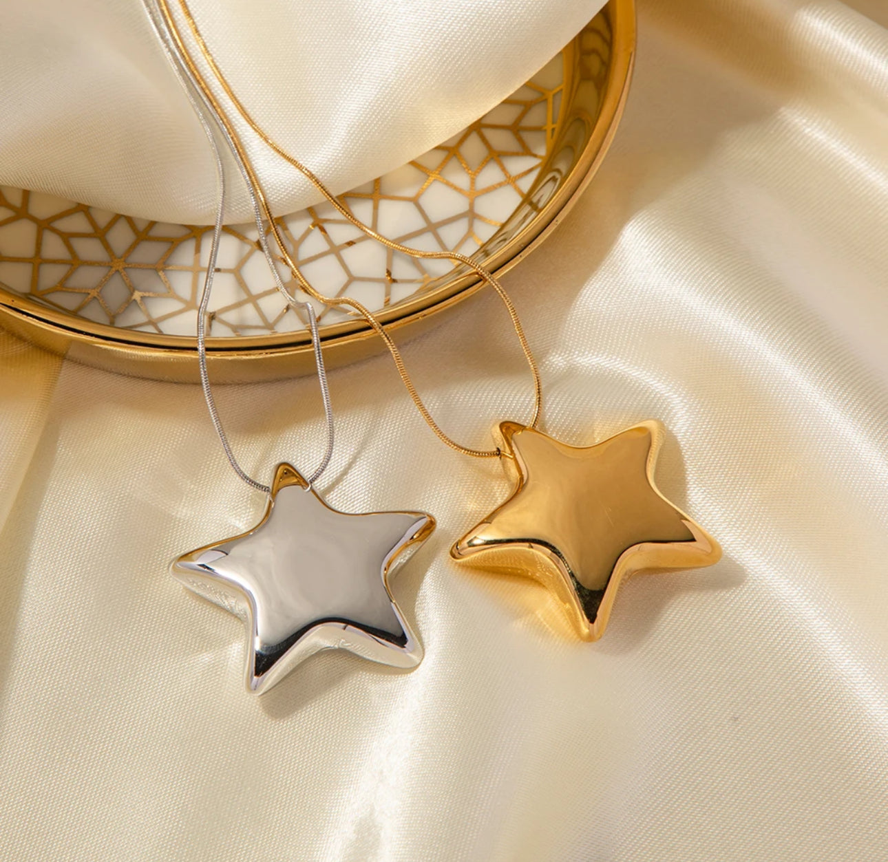 NICKY NECKLACE (silver and gold)