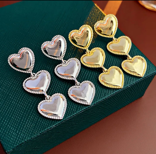 FIORE EARRING (silver and gold)