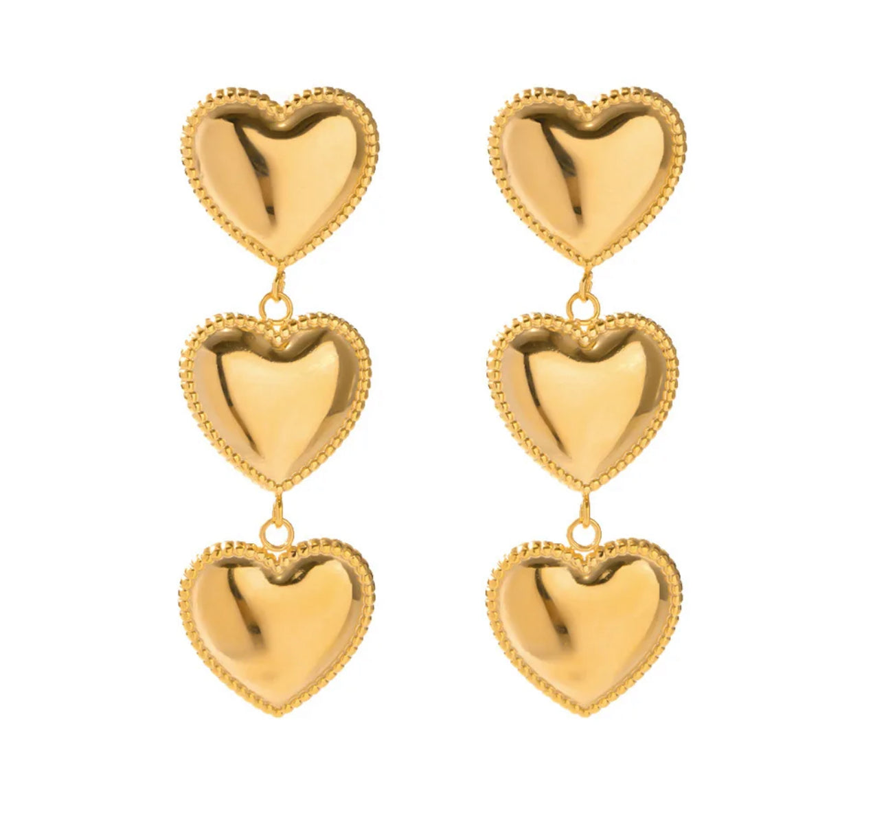 FIORE EARRING (silver and gold)