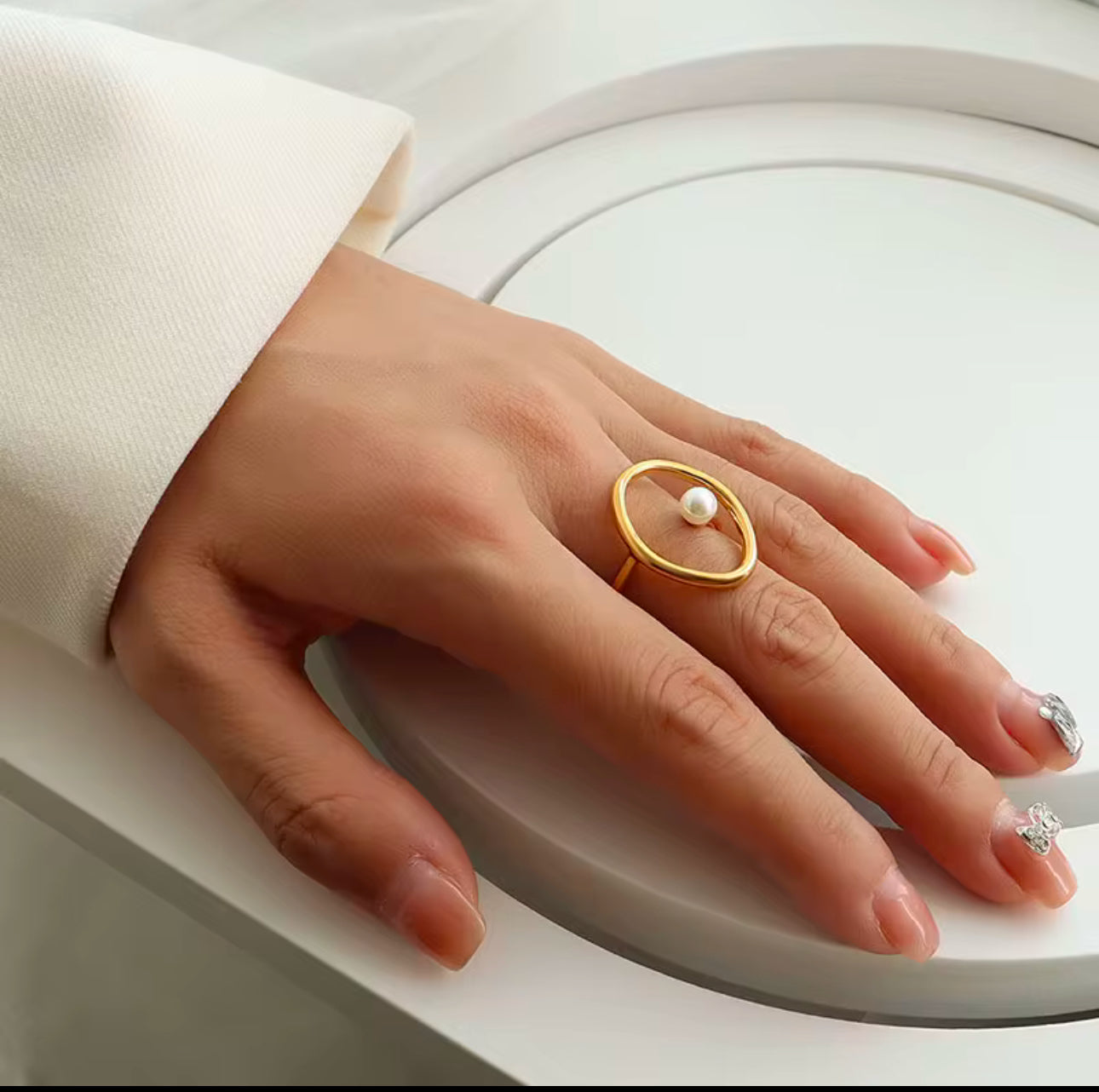GEMA RING (silver and gold)