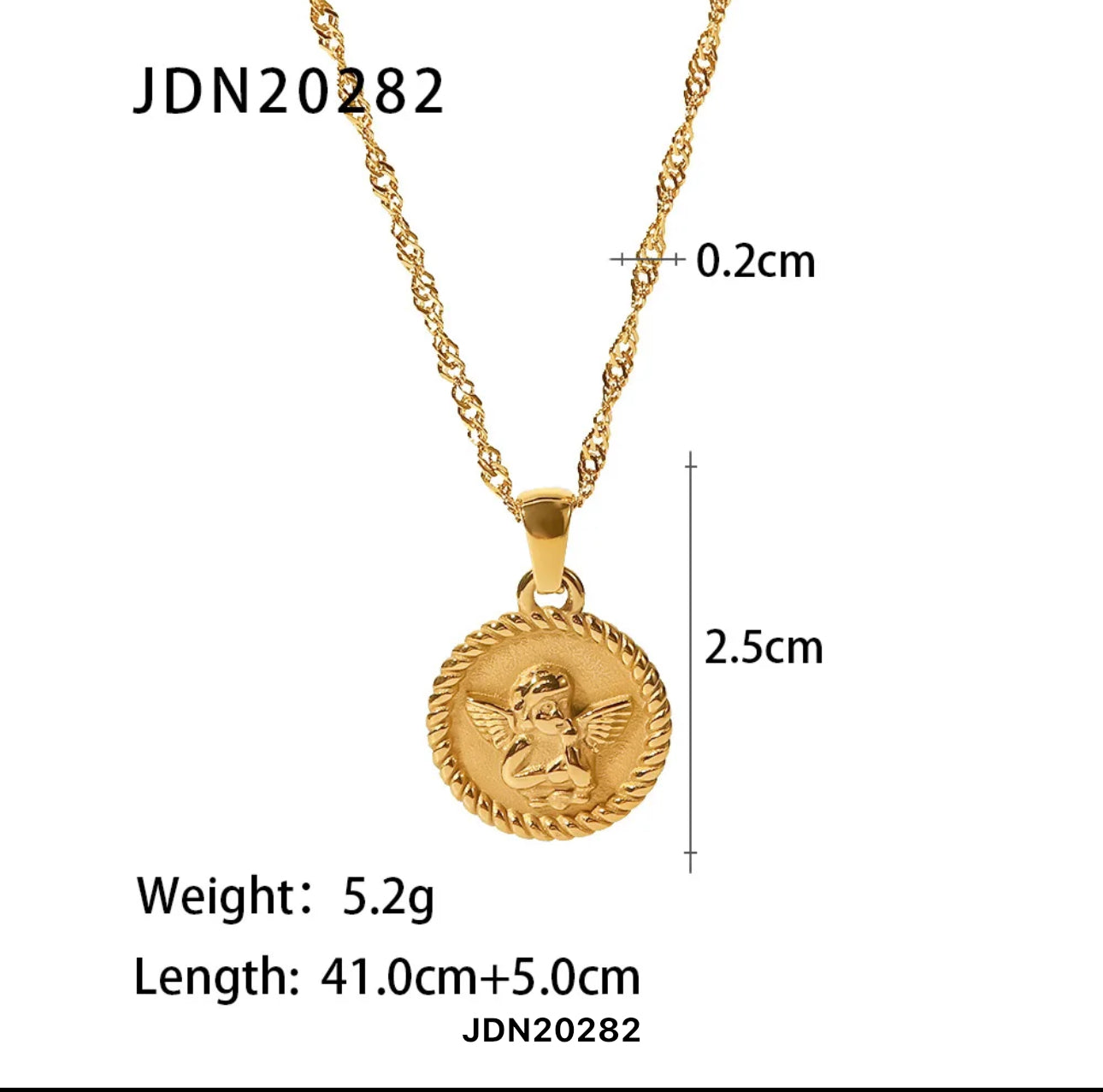 ANGEL ROUND NECKLACE