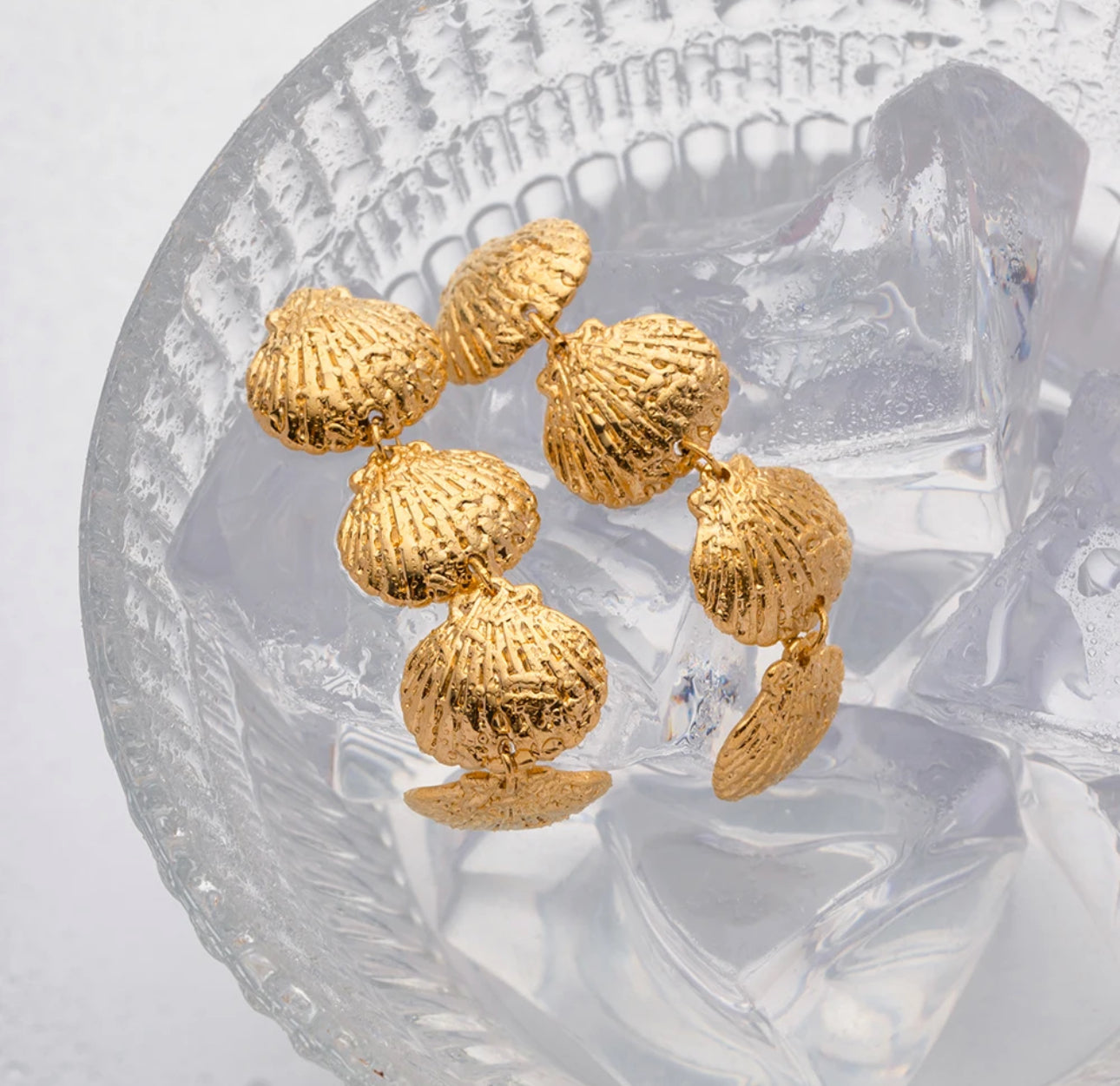 OCEAN EARRING( gold and silver)