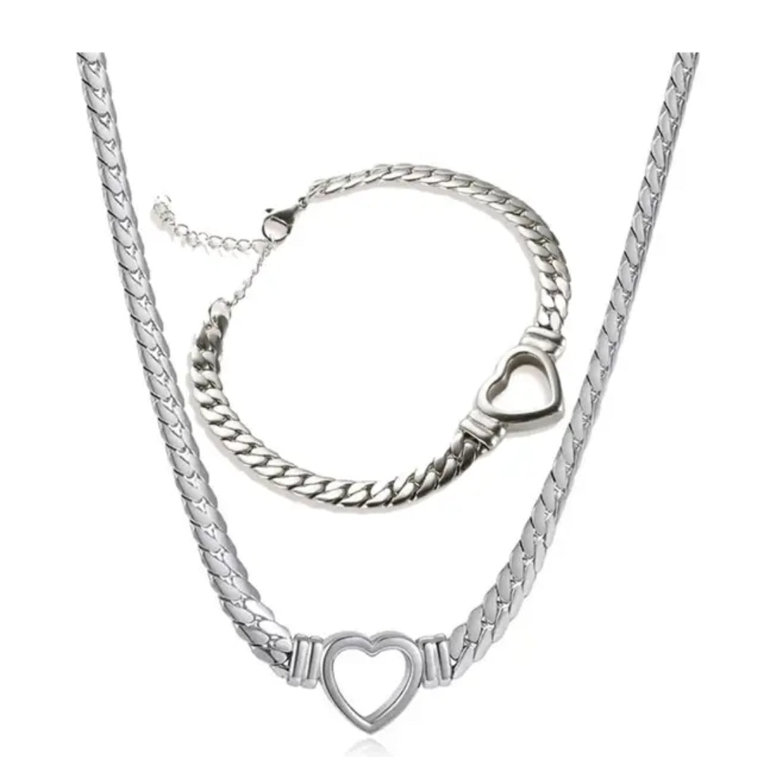 SAMI NECKLACE SILVER AND GOLD