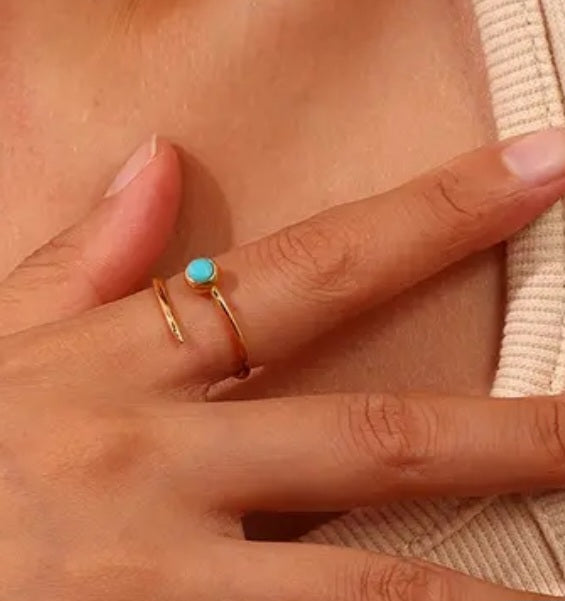 AYELINA OPEN RING-ADJUSTABLE size 6 to 10