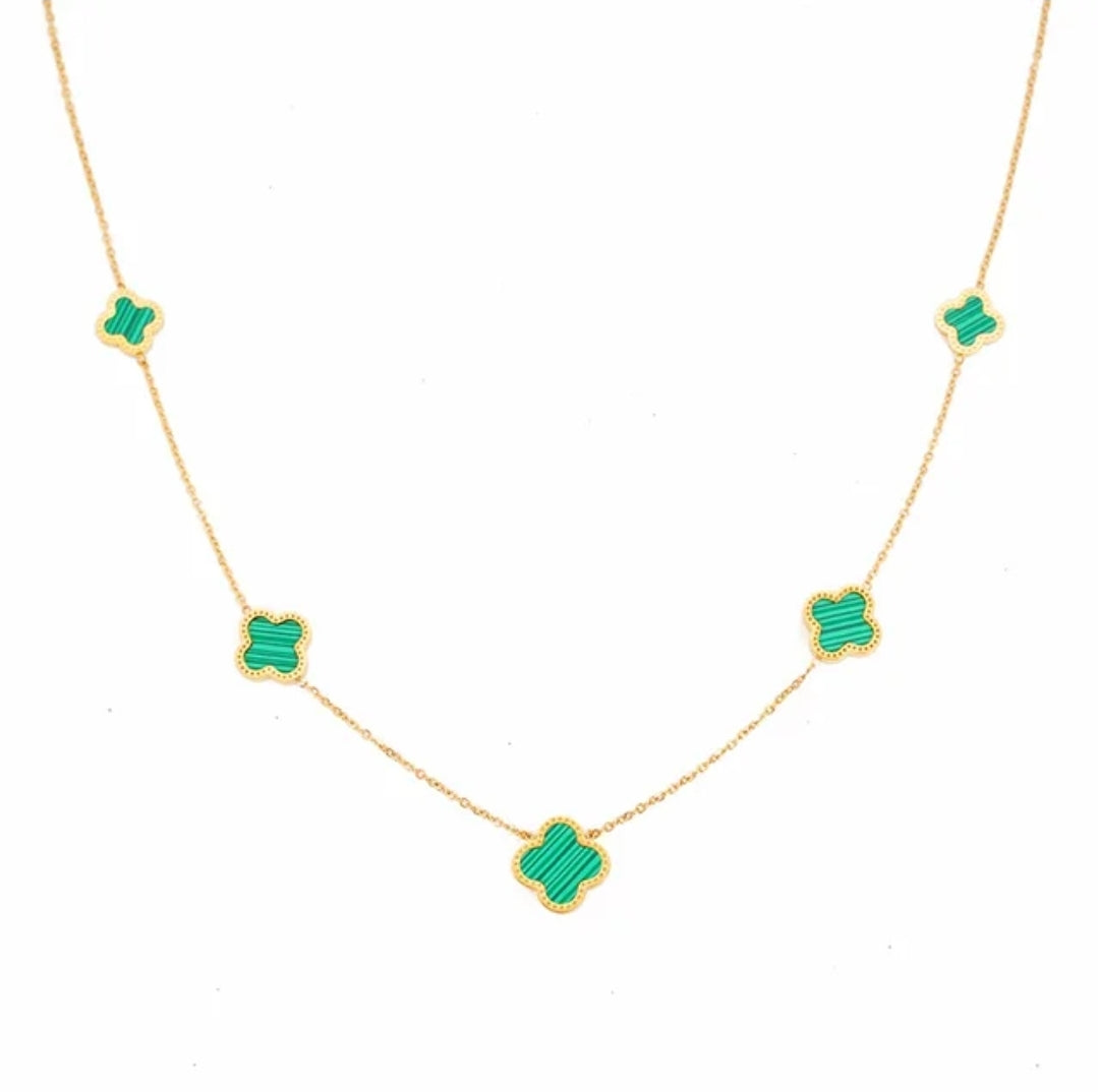 DAYANNA 5 CLOVER NECKLACE