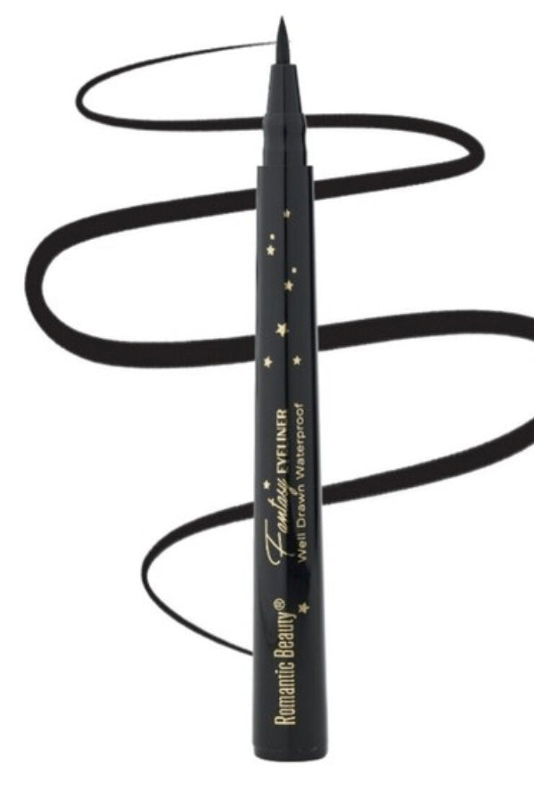 ROMANTIC BEAUTY Black Waterproof Liquid Fantasy Eyeliner Wink Eye Makeup
