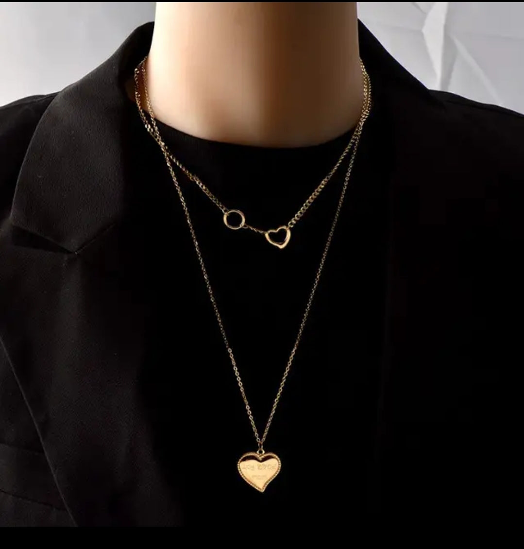 EMILY 2 LAYER NECKLACE