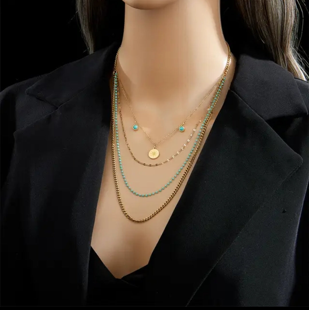 LORY 4 LAYER NECKLACE