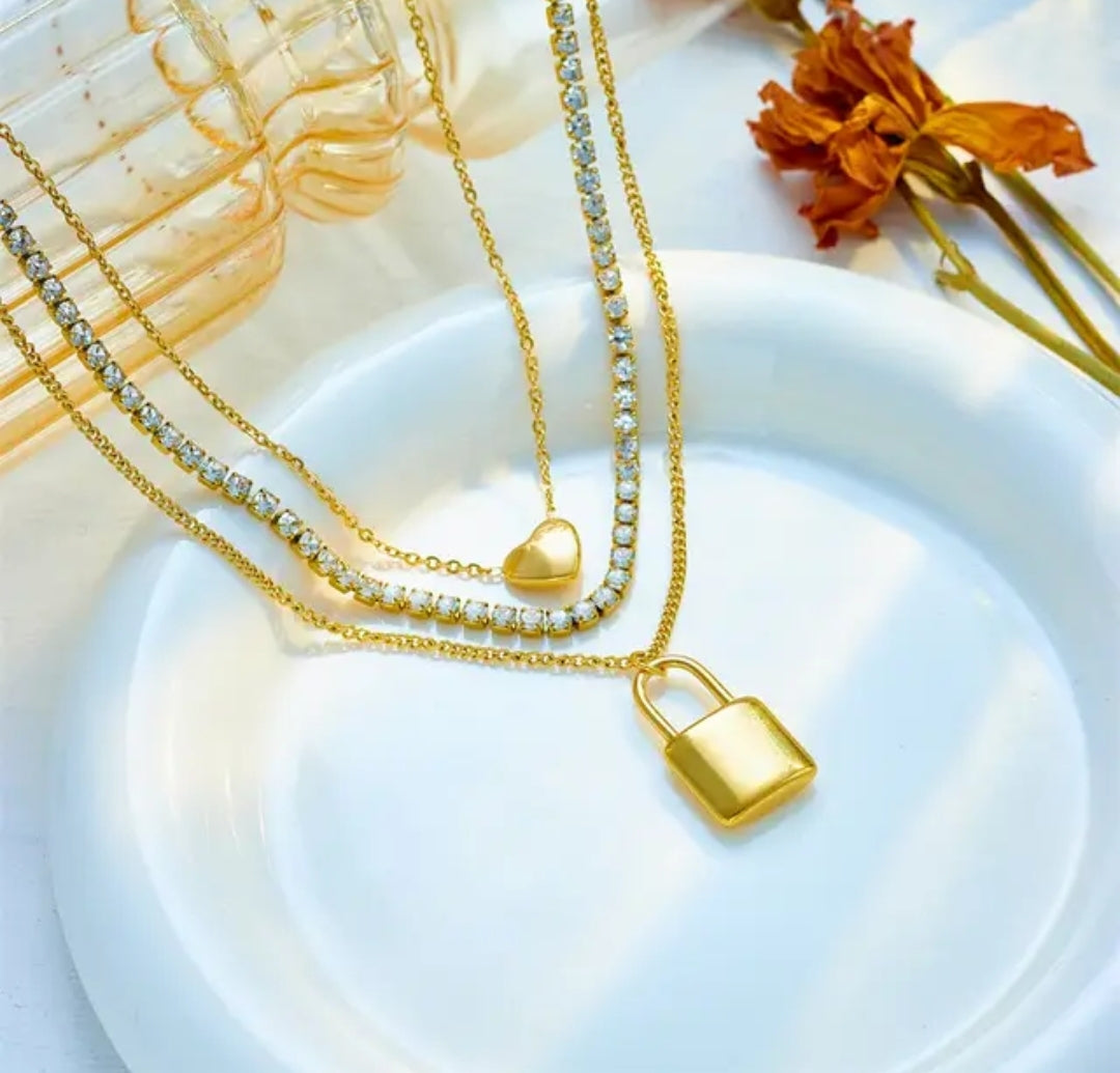 ROSIE 3 LAYER NECKLACE