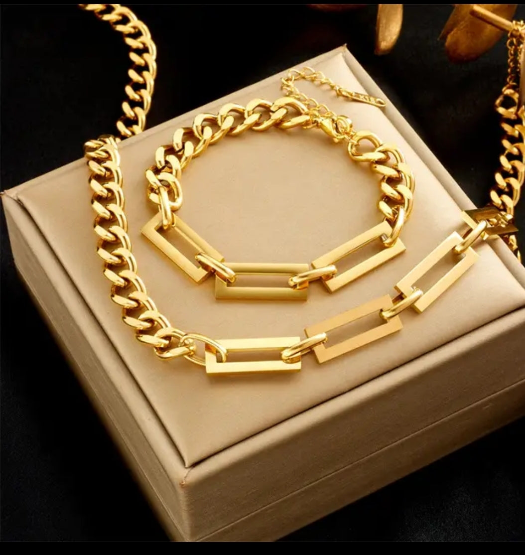BELLA SET-2pcs(necklace and bracelet)