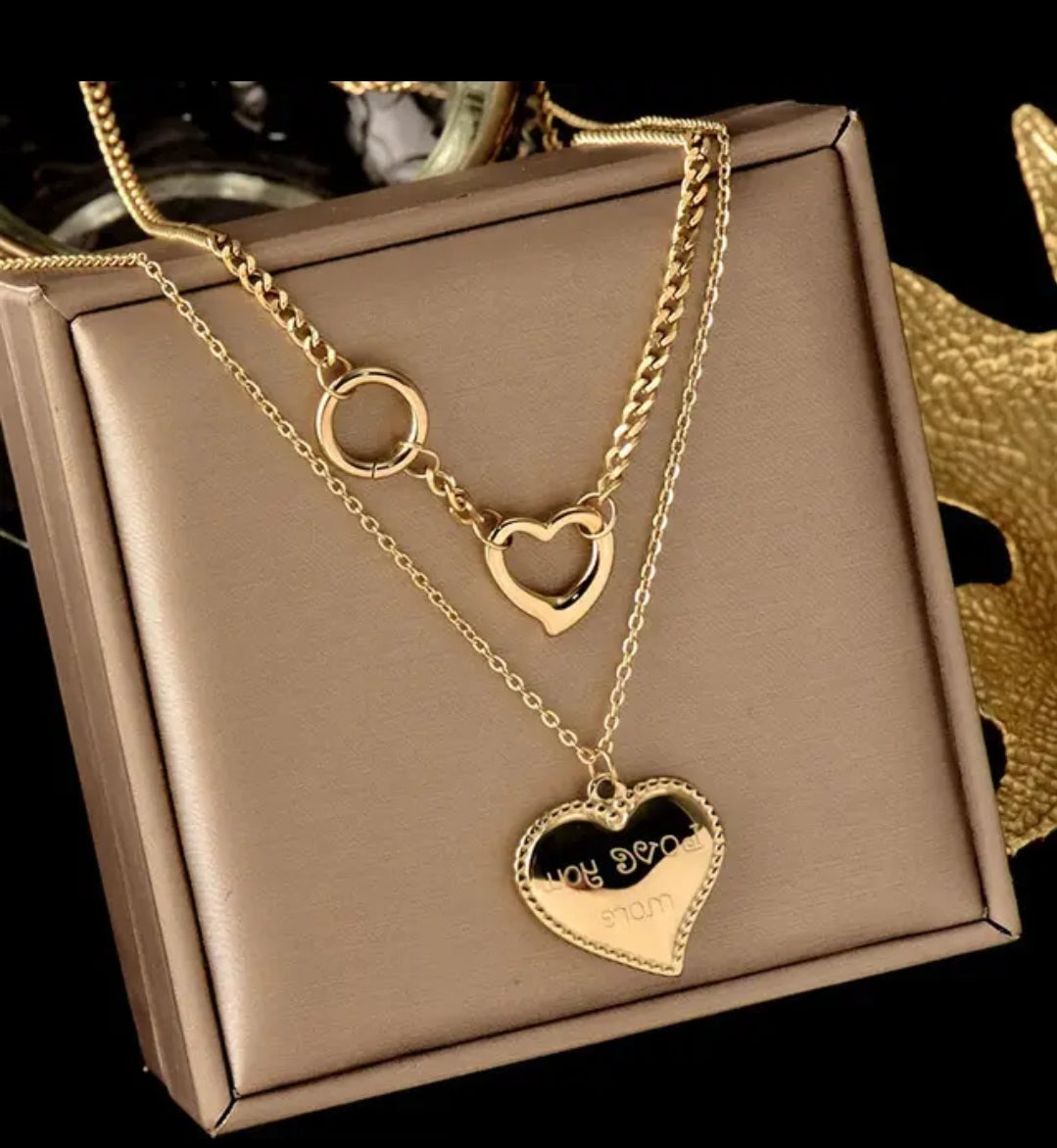 EMILY 2 LAYER NECKLACE